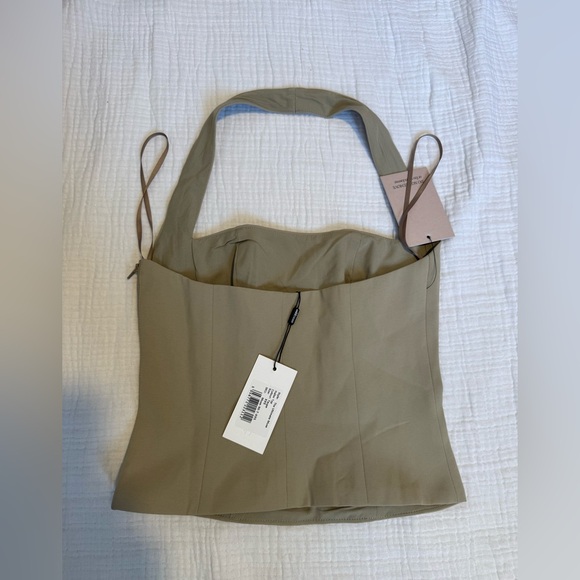 Elegant Tan Halter Top - Picture 6 of 6